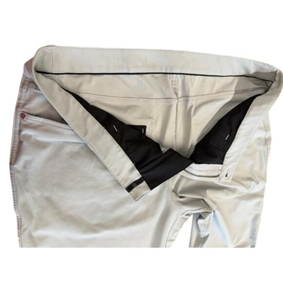 ULULEMON" Men's Gray Pants SZ 38 Athletica ABC FIT LM5AQRS Summer VACATION WEAR - Picture 6 of 10
